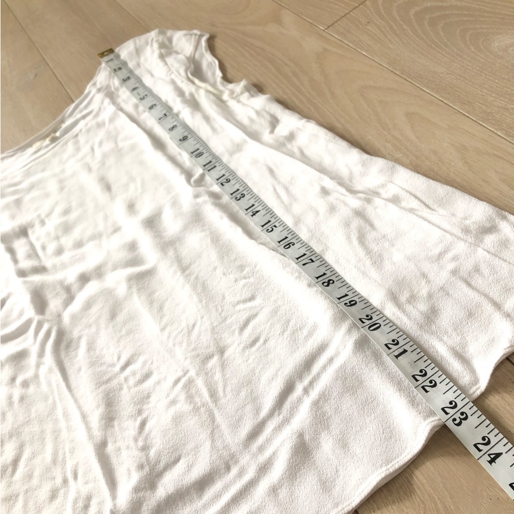 Aritzia Wilfred Free Cap Sleeve Lined Top in White Size S - Picture 5 of 10